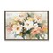 Stupell Industries Brushed Bouquet Blooms Framed Floater Canvas Wall Art Design by Raymond Powers